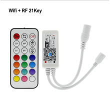 21Key Control remoto DC9-28V MINI Wifi led Controlador RGB
